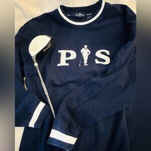Vintage Payne Stewart Sweater Golf Crewneck Navy Blue Men’s XL